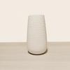 Modern Minimalist Vase Shatter-Resistant Minimalist Decorative Vase Textured Flower Holder Sturdy Lightweight for Dining Table