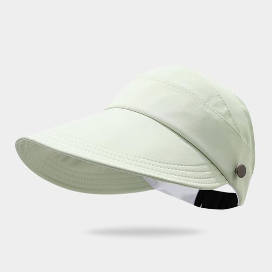 Empty Top Sun Hat for Women, Adjustable Straps Extended Brim Outdoor Hat, Lightweight Breathable Sun Protection Hat for Sports And Exercise