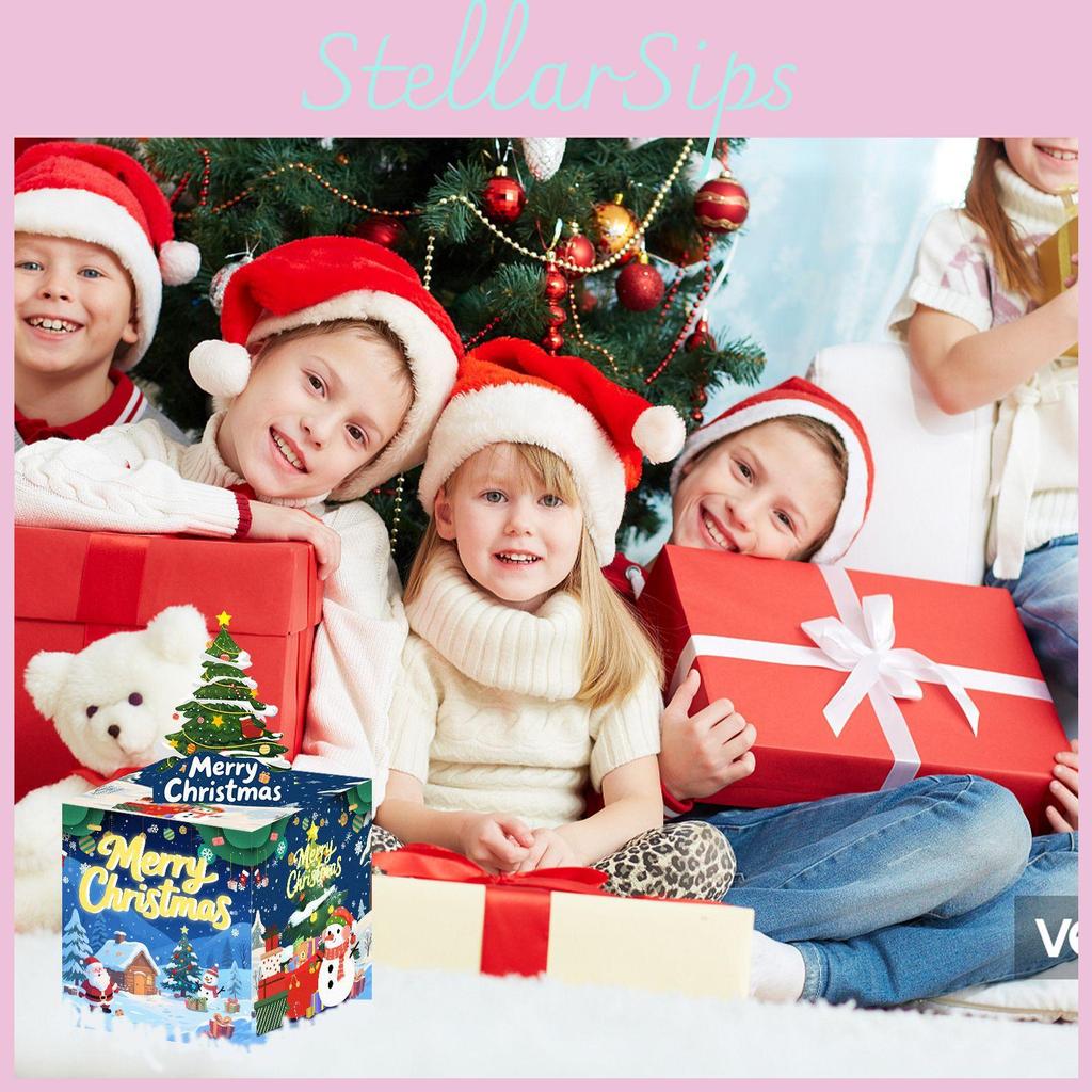 Holiday Money Decor Box With Snowy Night Theme For Christmas And Year New