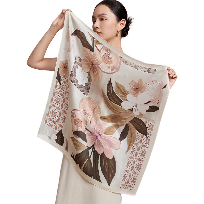 Shanghai Story 100% Silk Scarf & Shawl Gift Set