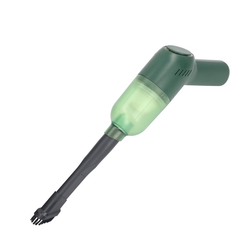 Cordless Vacuum Cleaner Handheld Car Vacuum Cleaner Multipurpose Cleaning for Home Hair Green