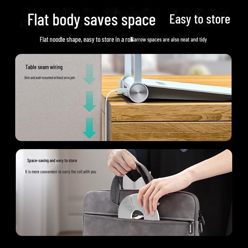 Cablu de rețea plat placat cu aur Shanze CAT6 Gigabit, pereche răsucită cu opt fire din cupru pur.