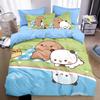 Bubu and Dudu Bedding Set for Adult Kids Adult,Cute Bubu Dudu Duvet Cover Set with Pillowcases 50x75cm Multiple sizes