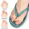 2pcs Double-hole Flip-flops Clip Toe Divider Slipper Sandal Clip Foot Pad Hallux Valgus Toe Overlapping Fork Separator
