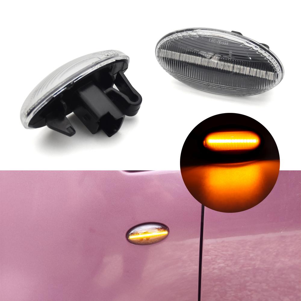 Dynamic Fender Turn Signal For Peugeot Citroen C1 C2 C3 C5 C6 107 206 307 407 607 1007 Berlingo Jumpy Led Light Side Marker
