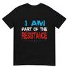 Lustig ich bin Teil des Widerstands Anti-Trump patriotisches T-Shirt