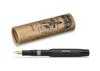 Kaweco Classic Sport Fountain EF Extra Rotating Officially Imported Pen, Fine, Black/Gold, 11000334, Suction,
