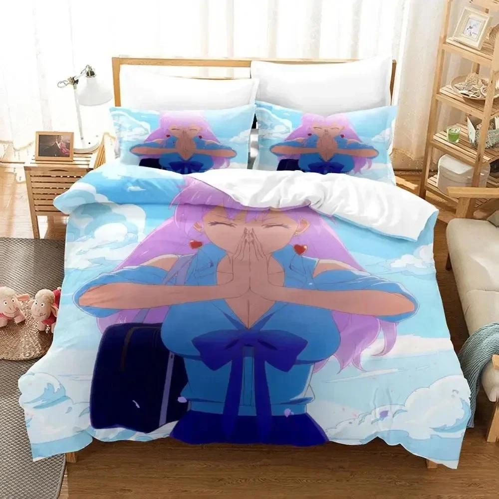 Anime More Than a Married Couple, But Not Lovers Bedding Set Duvet Cover Sheet Printed Bed Set Pillowcase Bed Comforter Bedroom