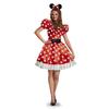 Disguise Disney Cosplay Halloween Official Minnie Mouse Classic Women's Small Red 58791N