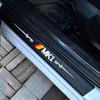Car Decals Door Sill Trim Sticker Scuff Scratch for Volkswagen MK1 Logo Threshold Protective Film Trunk Bumper Strips