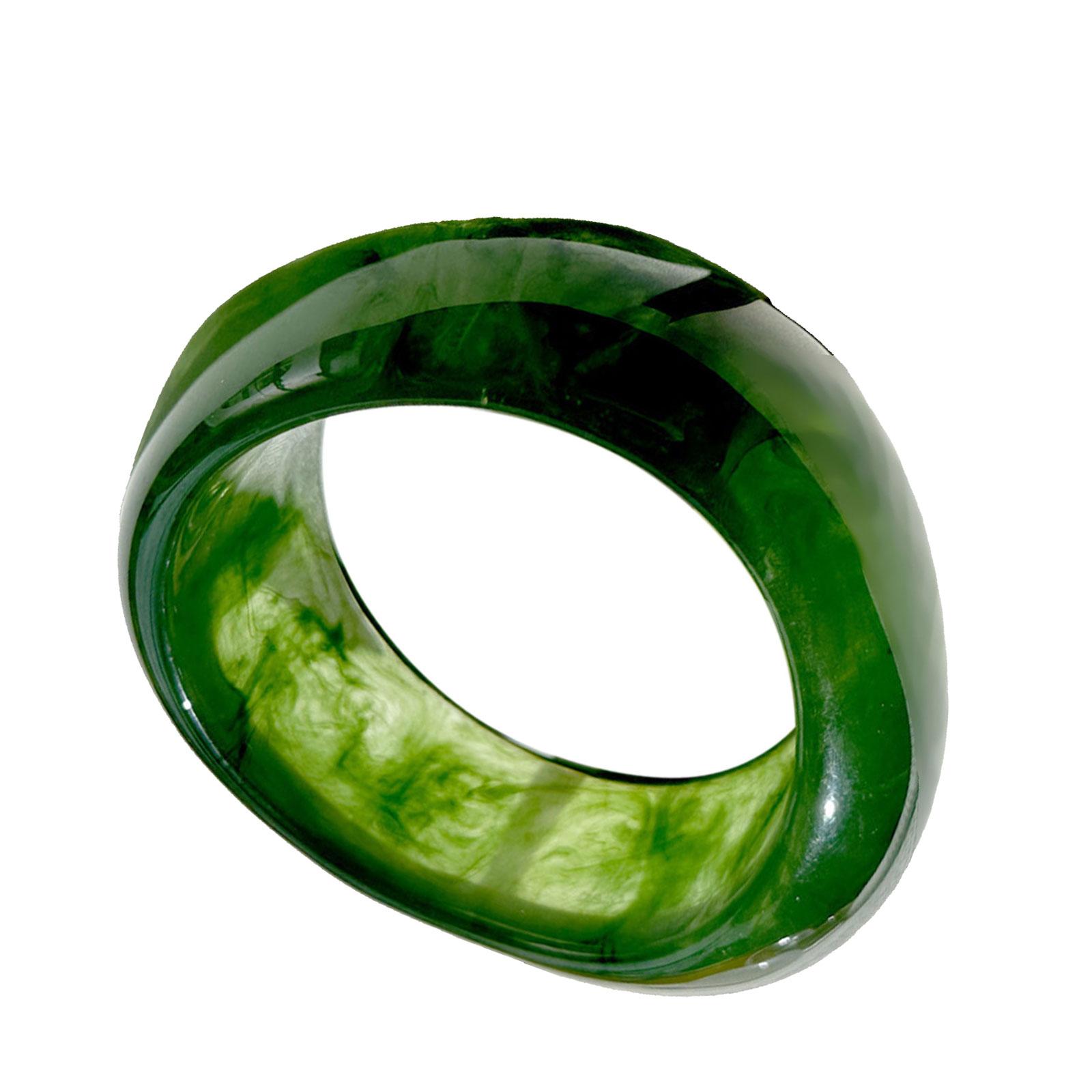 

Gradient Coffee Tone Resin Bracelet Comfortable Wear Jewelry Accessory for Women Office Party Casual Outfit Styling