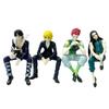 11.5-14cm Hunter×Hunter Anime Figure Kurapika Action Figure Chrollo Illumi Hisoka Figurine Collection Noodle Stopper Model Toys
