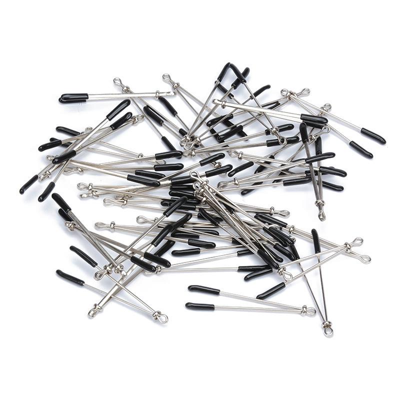 1 Pair Stainless steel Metal Nipple Clamps breast Clips BDSM restraints Adult Games toys For Couples Flirt sex Toys For