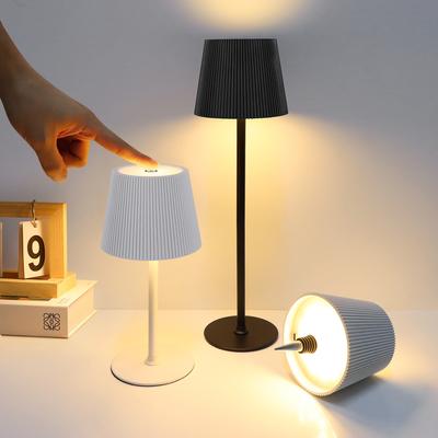 USB Charge Bottle Table Lamp Touch Control of 3 Colors and Stepless Dimming Night Lamp Suitable for Bar Wine Bottles Desk Lights