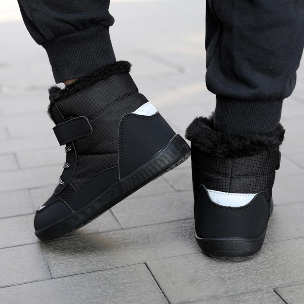 Широкие босые детские зимние ботинки зимние теплые ботинки для прогулок на свежем воздухе — фото 4