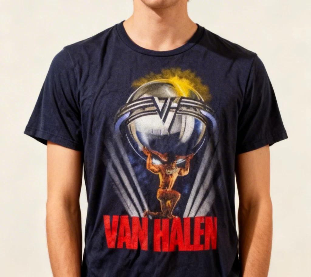 Van Halen 5150 Tour Concert 1986 Heavy Cotton T-shirt Size S-5XL NWT!