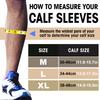 Unisex Calf Compression Sleeves 1Pair For Sports And Fitness Footless Leg Support Socks Muscle Recovery