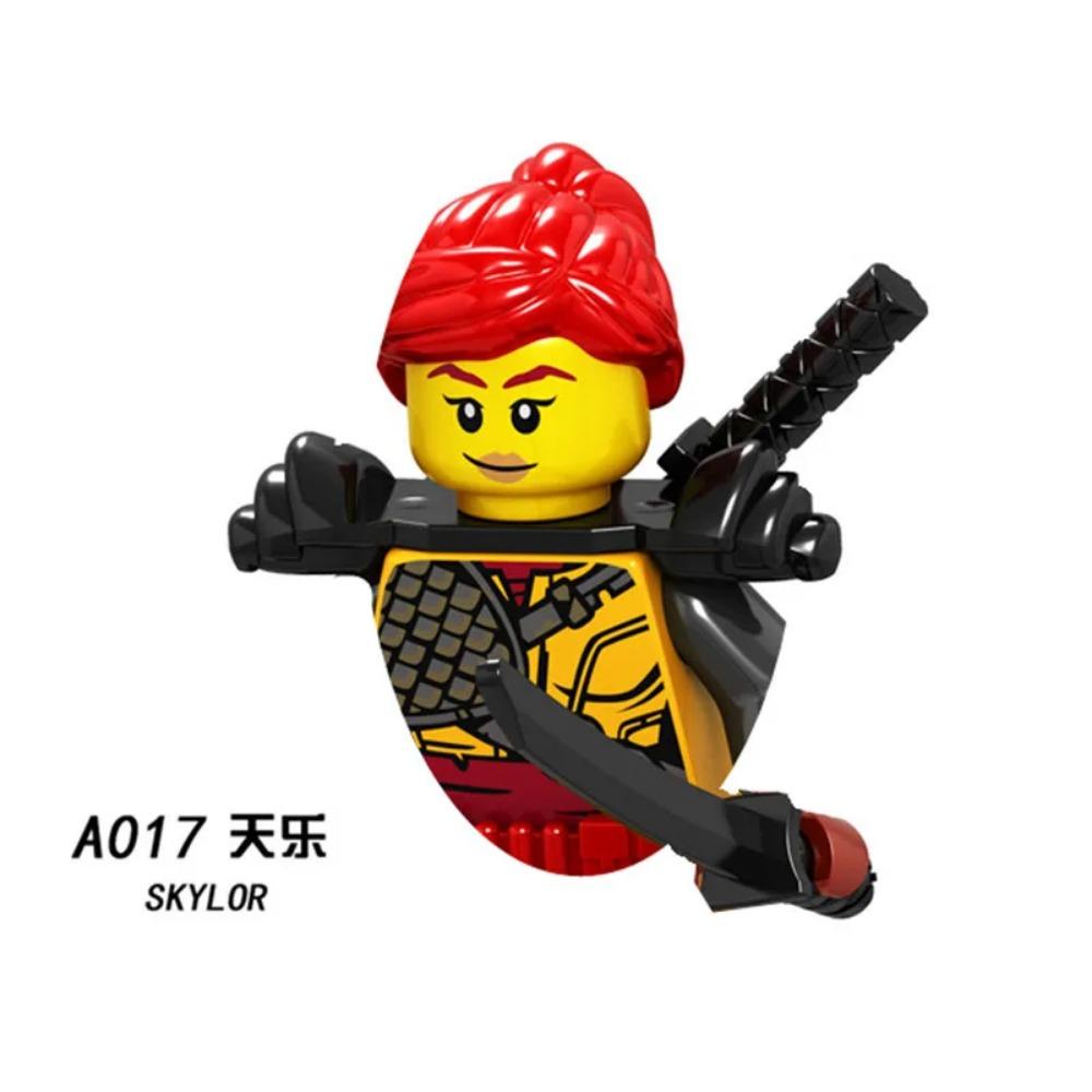 XL0001-0005 Anime Building Block Action Figures Cartoon Movie Doll Assembly Toy Puzzle Toy Kids Birthday Gifts