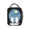 MOOMINS Inspired Insulated Lunch Bags Portable  Reusable Thermal Bag Tote Lunch Box Office  Outdoor Men Women