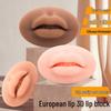 5D Simulation Tattoo Silicone Lips Practice Skin for Eyebrows, Eyes, Lips, and Coloring