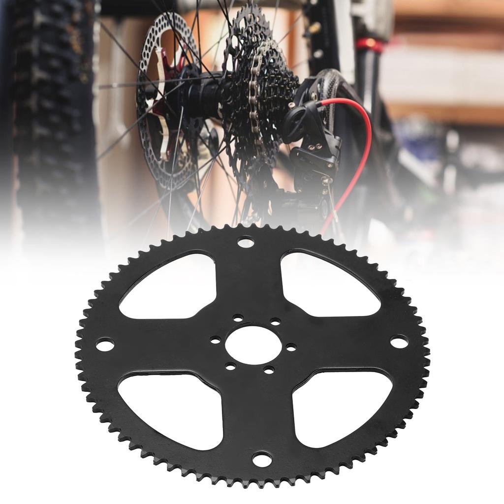 75 Tooth Bike Chain Sprocket Steel 35 Chain Rear Wheel for Bicycle Repair Maintenance
