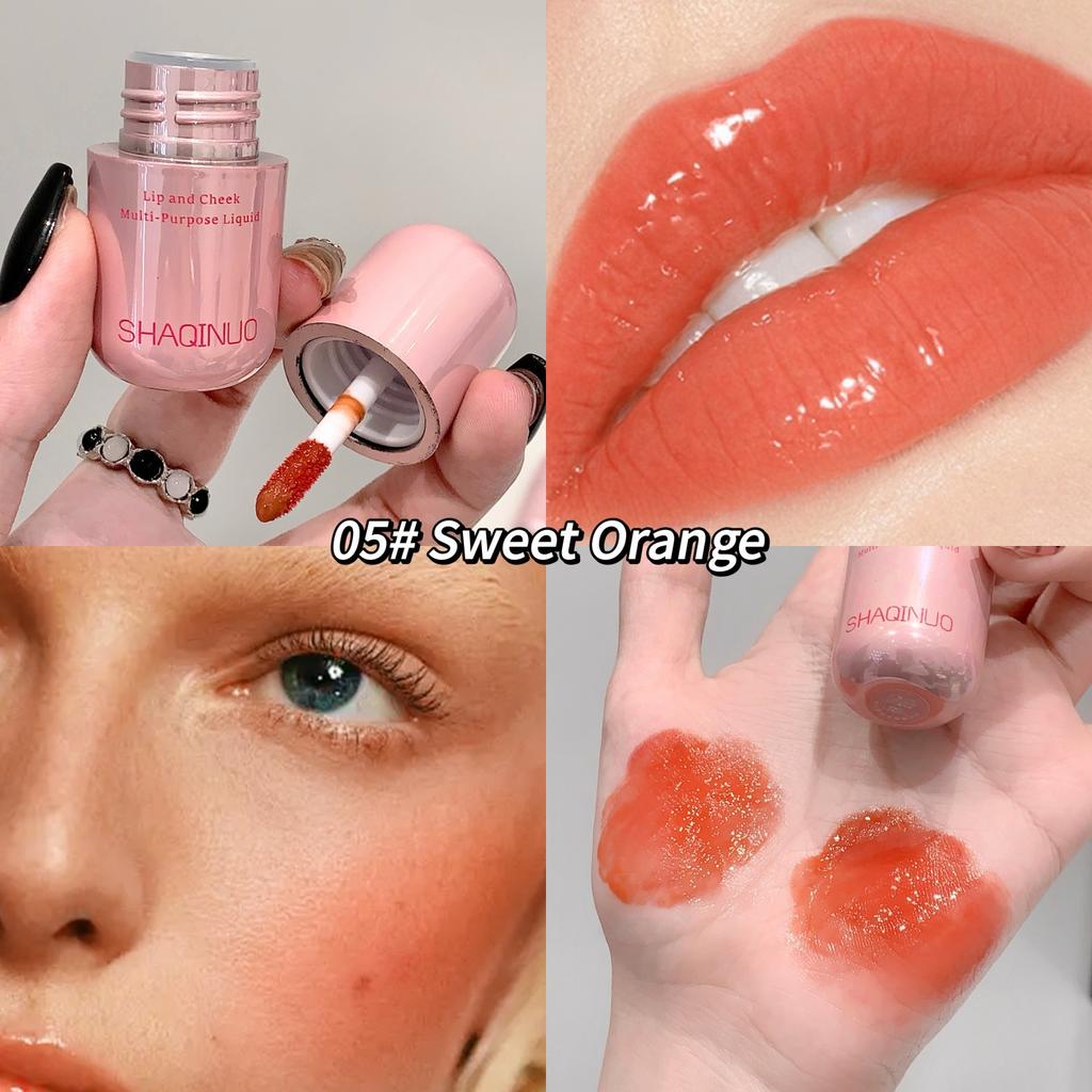 SHAQINUO Lip and Cheek Multi-Purpose Liquid Lip Gloss