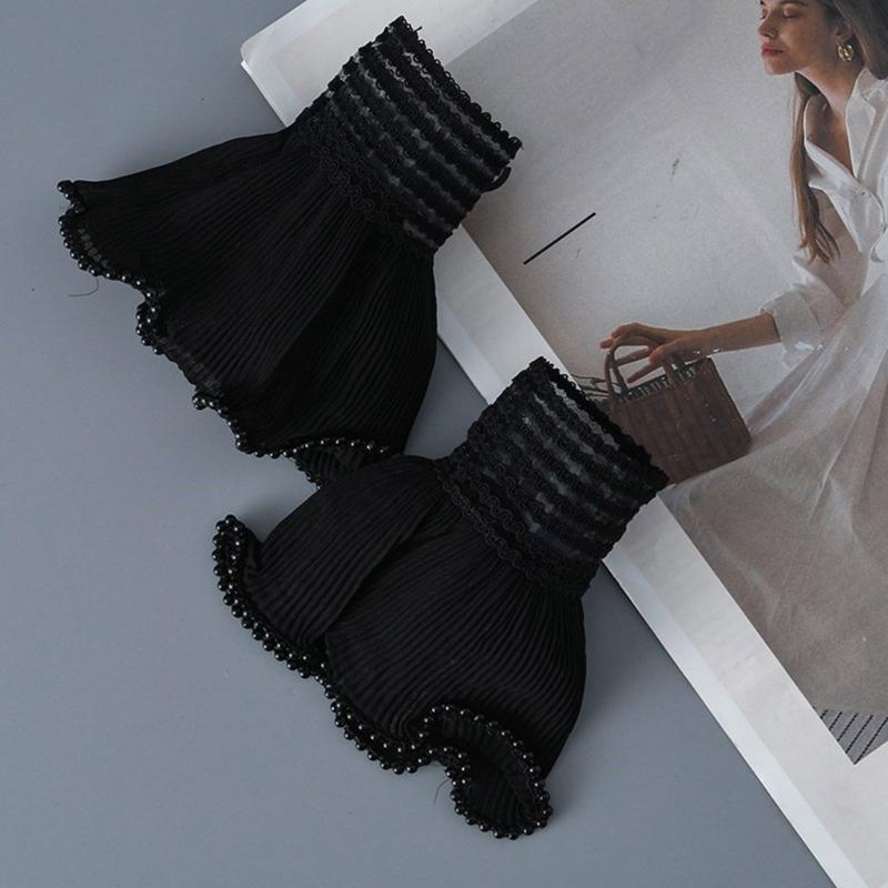 Feen-Handgelenkmanschetten für Hemden, Pullover, Spitze, falsche Ärmel, Ornament, ausgestellte Rüschen, ausgestellte Ärmel, falsche Handgelenksmanschetten