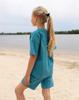Girls’ Cotton Knit Set – Stylish Printed Tee & Comfy Pocket Shorts, Summer, 6431-036-33 HC