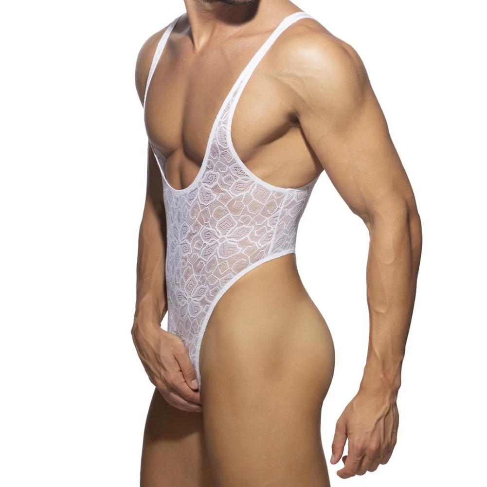 Bodysuit Sissy Lingerie Men Breathable Crossdress Jumpsuit