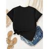 European Size Creative Pattern Printed Women'S T-Shirt, Suitable for Spring And Summer Casual Women'S Short-Sleeved T-Shirt