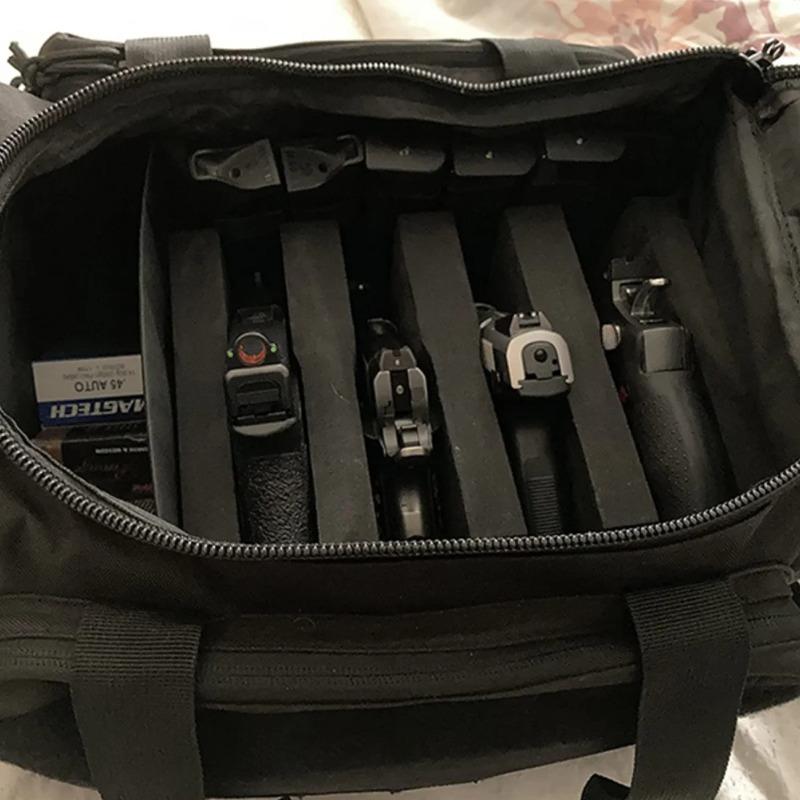 Sports Bag, Shooting Range Bag Tactical Storage Bag Men's Multifunctional Bag Shoulder Bag, Outdoor Hunting, Camping, Hiking Bag