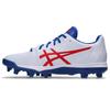 Asics GOLDSTAGE FANG Baseball Shoes 1121A067 Size 106 Cm Men's (White/Pure Silver) 26.5 2.5E