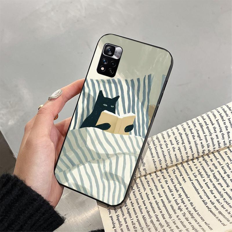 Phone Case For Xiaomi Poco C71 15T 14T Pro Redmi Note 15 14 14 13 Pro Redmi A5 15C 13C Cute Black Cats