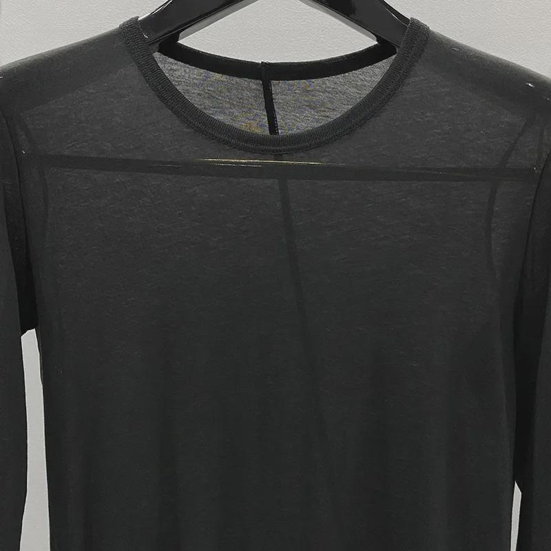 SUBHUMAN Men's Dark Knit Long Sleeve Tee for Autumn/Winter