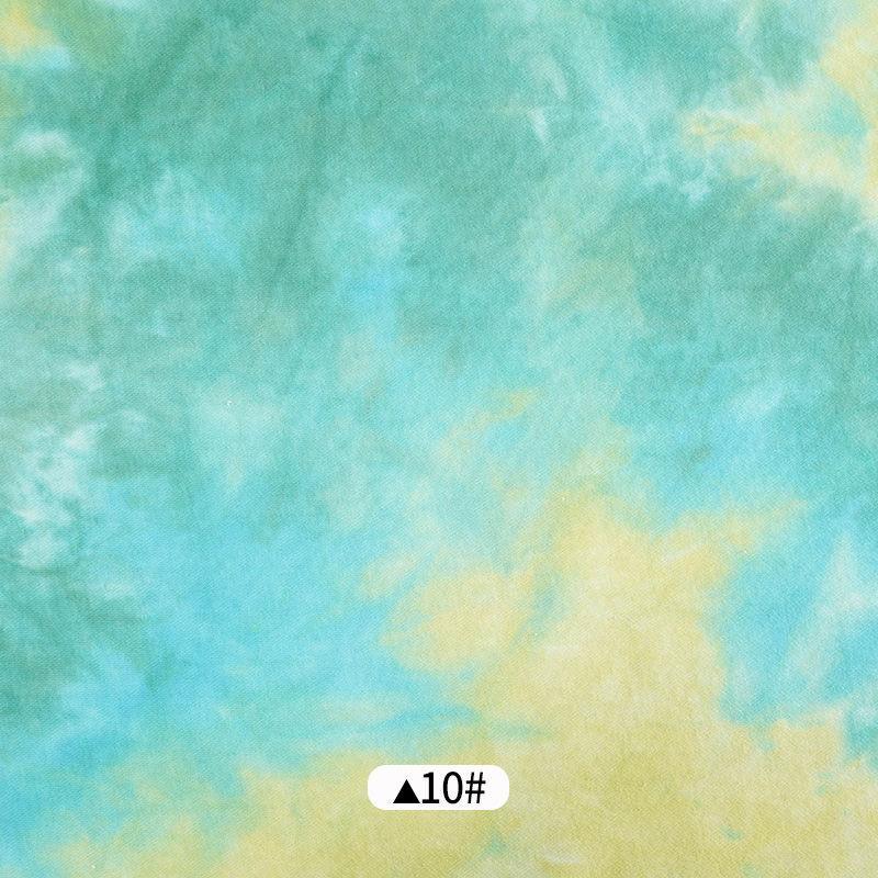 Breathable Tie Dye Fabric Casual Colorful Teens Korean Style Homewear Cloth Sewing Streetwear Decoration Vintage Fashion Chic