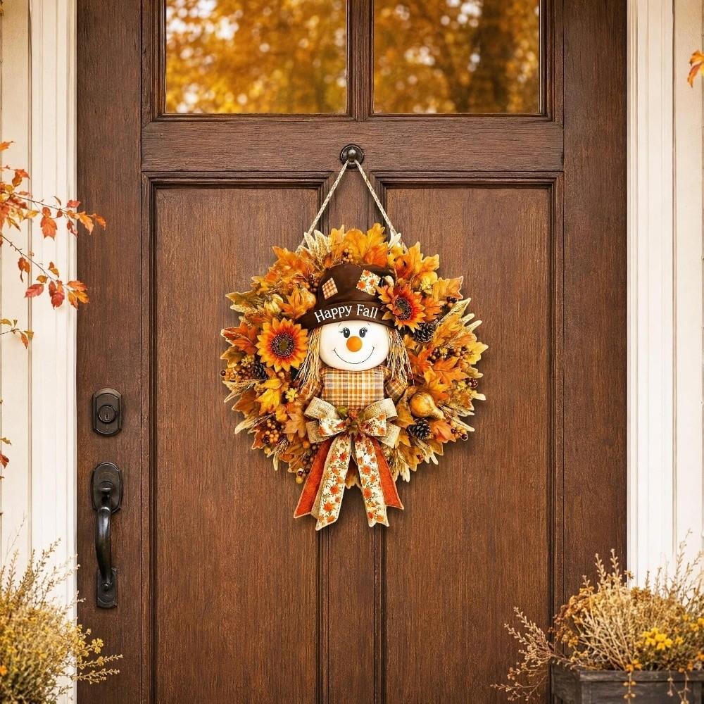2D Flat Print Fall Halloween Decorative Sign Rustic Harvest Hanging Sign  Indoor Wall
