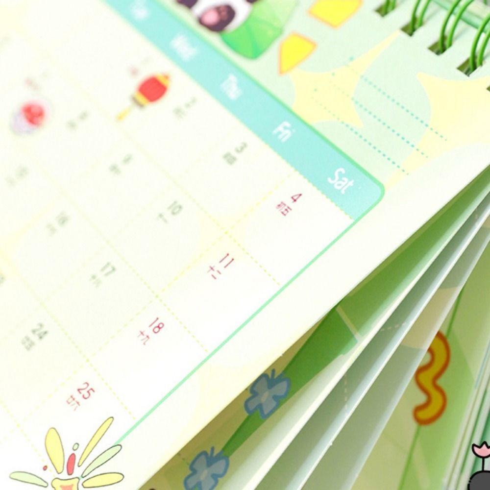 Standing Flip Capybara Desk Calendar Kalendar 2025 Calendar Ornaments  Itinerary Record