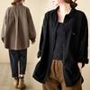 Shirt Women's Autumn Women's Jacket Simple Blouse Casual Black Loose Women's Shirt
