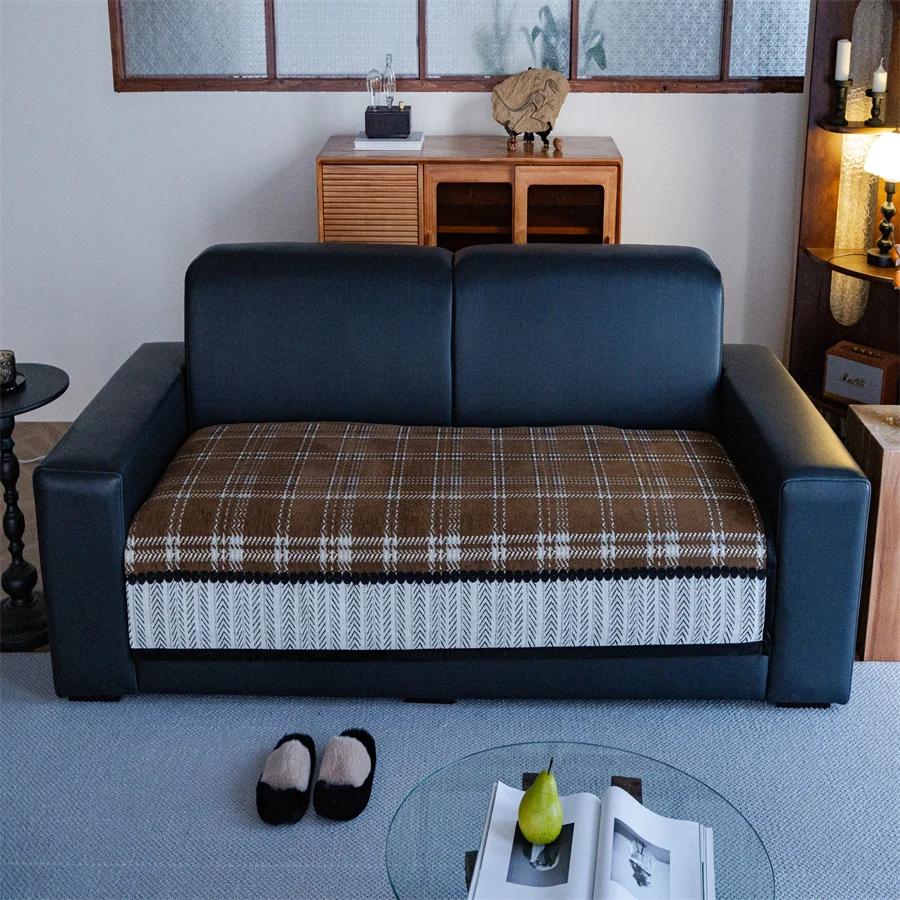 Sofa Cushion Four Seasons Universal Simple Modern Cover Cloth Non-Slip Cushion Light Luxury Sofa Cover Cover Towel