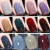 18-Color Ultra Bright Crushed Diamond Glitter Nail Gel Polish