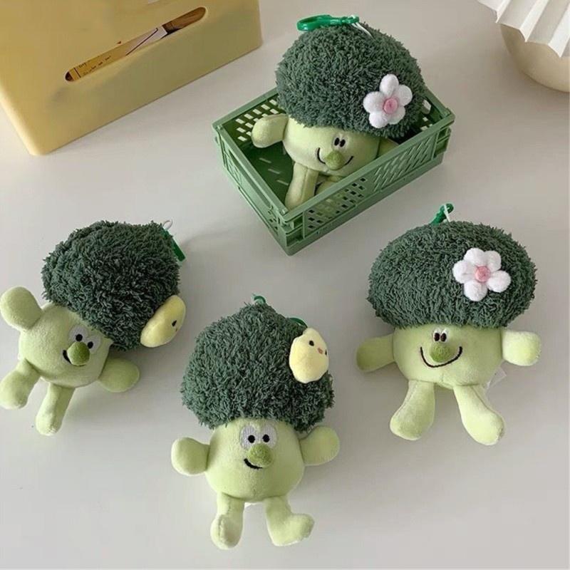 Cute Broccoli Plush Toy Vegetable Doll For Claw Machine Wholesale