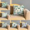 Watercolor Eucalyptus Fls Cushion Cover Soft Reversible Durable Pillow Cover MultiScene Use for Home Car Daily Comfort