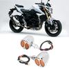 Motorcycle LED Turn Signal Light Brake Lamp Metal   Blinker Flashers 12V 4 Wires