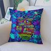 N-Ninja Turtles Anime Pillow Cover For Bedroom Room And Living Room Sofa Decorative Cushion Cover