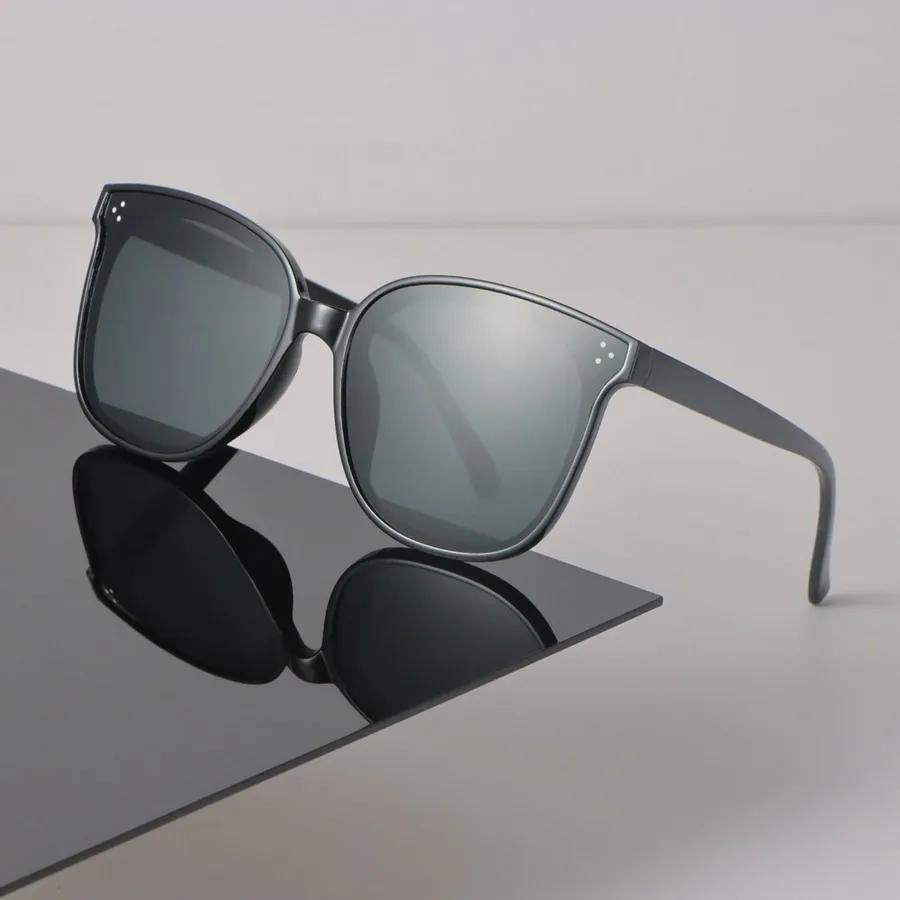 Big Square Sunglasses Women Men Vintage Fashion Female Male Mirror Clear Designer Eyewear Sexy Brand Black Sun Glasses