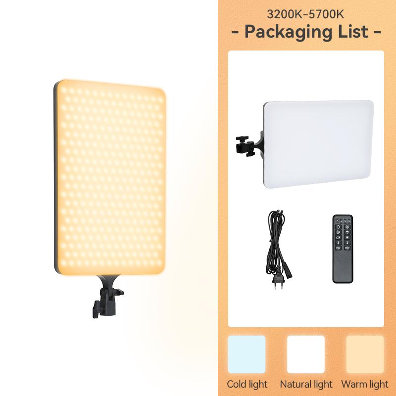 

LED Video Light Panel Photo Studio Kits 3200K-5700K Softer Lighting for Tiktok Studio Outdoor Shooting Portraits Live YouTube us