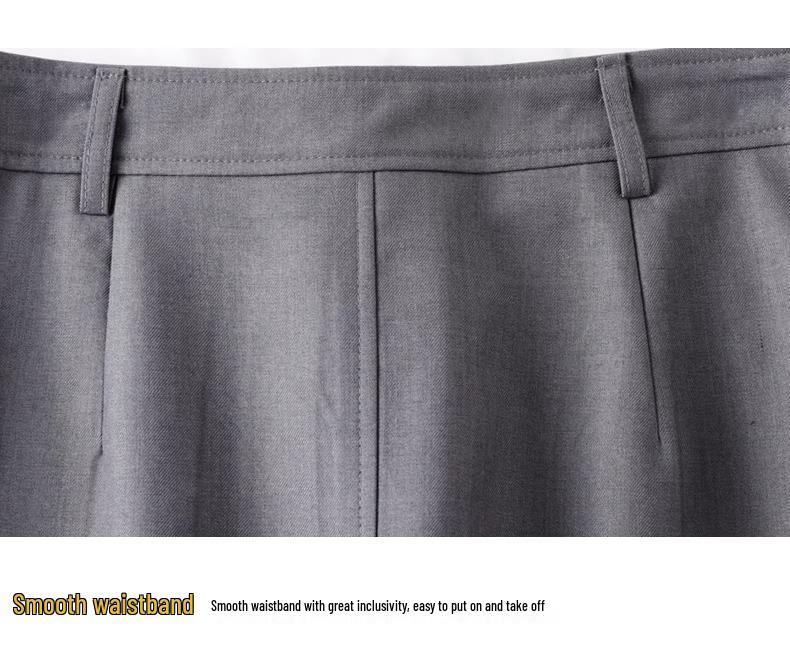 Women's High-Waisted A-Line Pleated Skirt - Spring 2025 Collection, Elegant Medium-Long Length