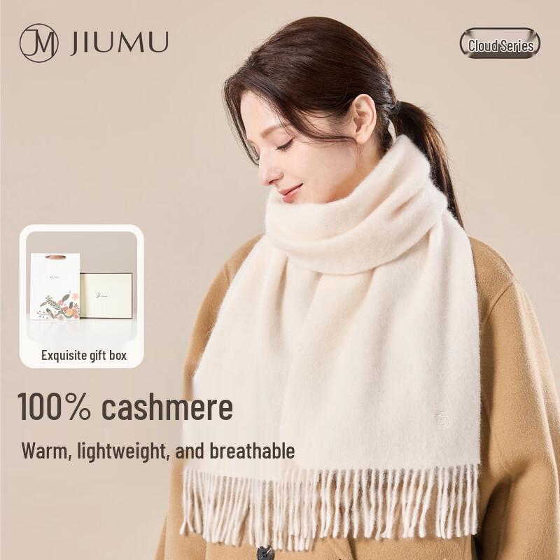 JIUMU Women's 100% Cashmere Scarf and Shawl