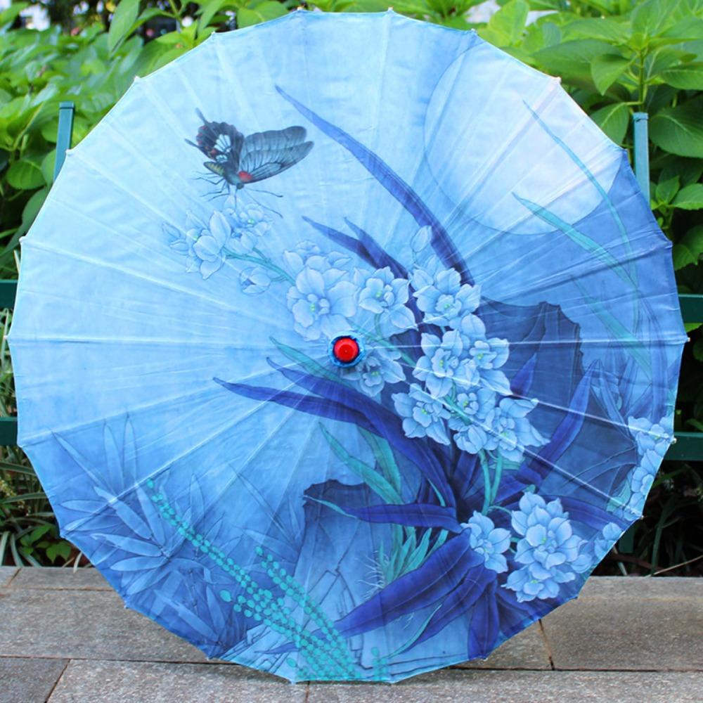 Chinese Antique Style Kids Decorative Umbrella Costumes Photography Umbrella Dance Performance