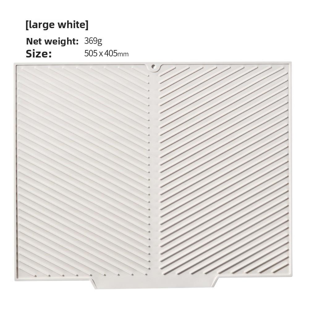 Silicone Kitchen Mat With Nonslip Textured Surface For Home Use And Dish Drying